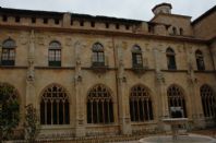 Claustro Monasterio de San Salvador en Oa (Burgos)